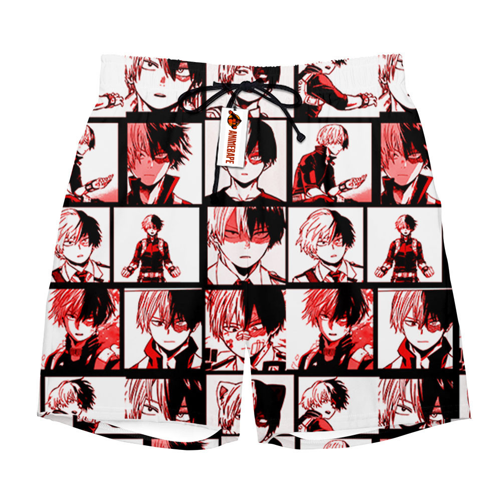 Shoto Todoroki Board Shorts Custom Style 0302 My Hero Academia