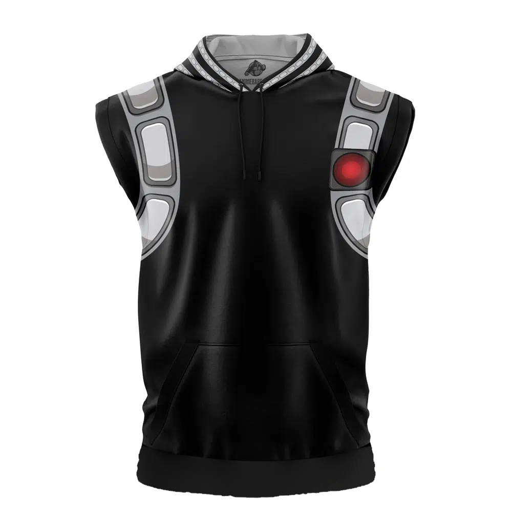 Shoto Todoroki World Heroes Mission My Hero Academia Cut Off Sleeveless Workout Hoodie