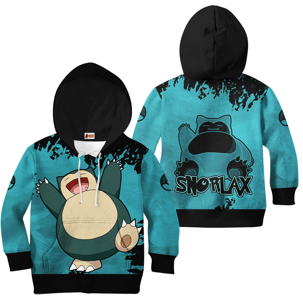 Kids Hoodie Snorlax Anime Pokemon  111