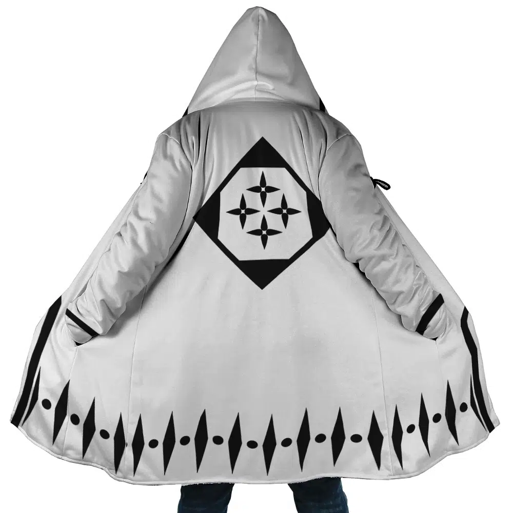 Squad Zero Bleach Hooded Cloak Coat