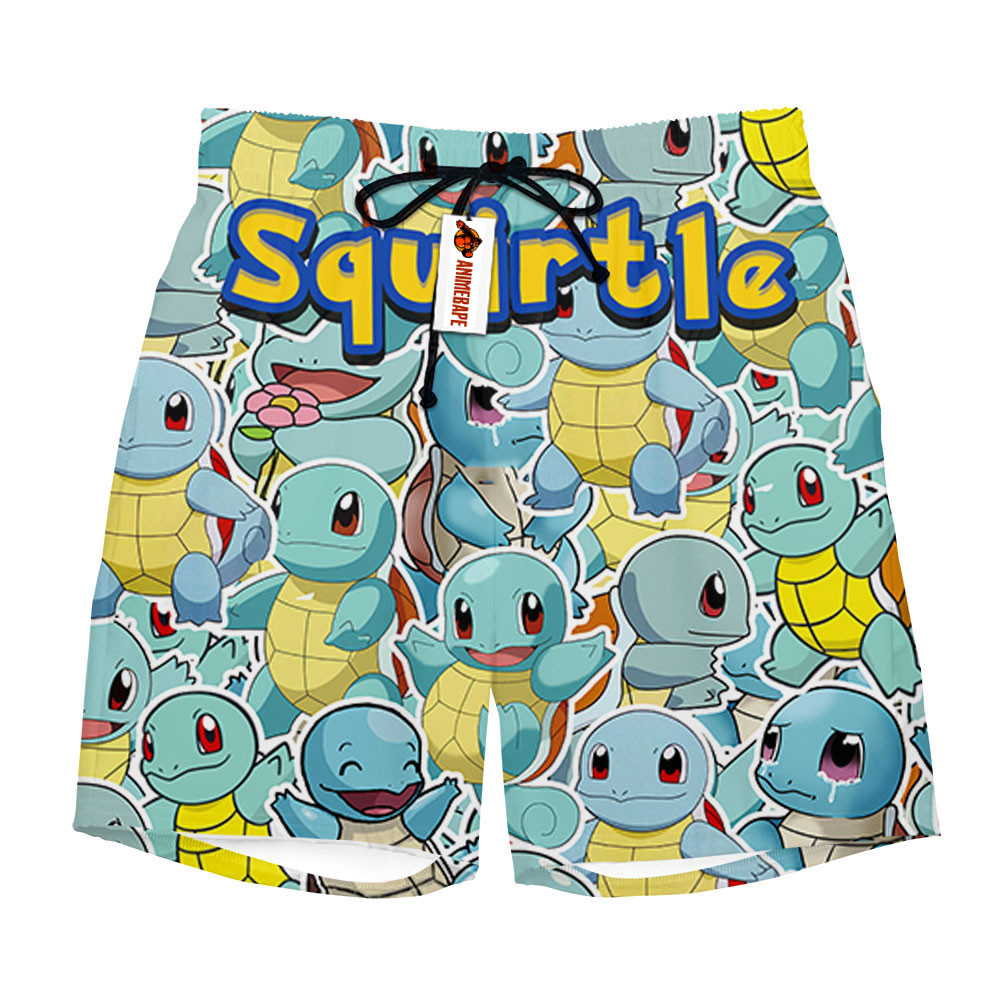 Squirtle Board Shorts Custom Style 2403 Pokemon