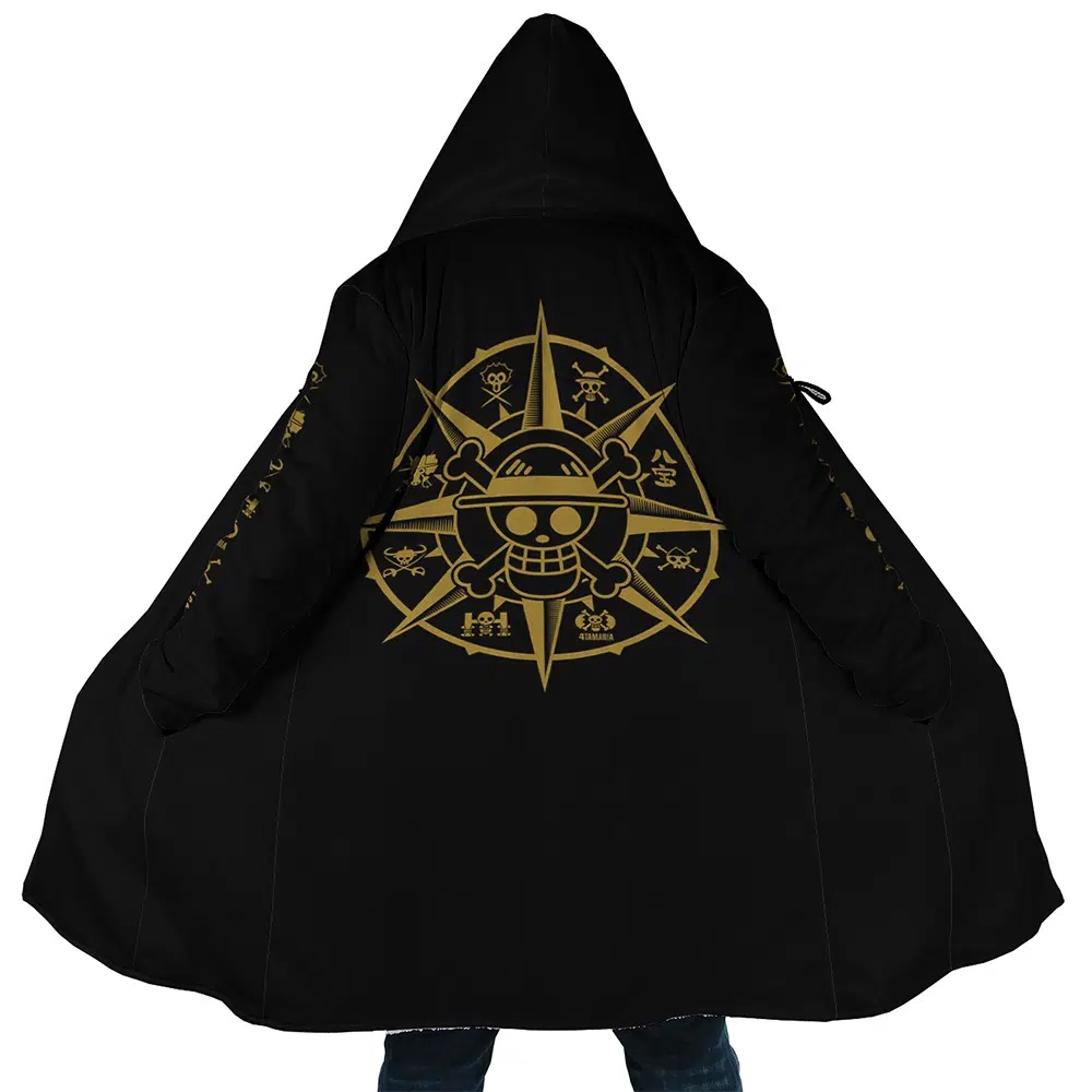 Straw Hat Grand Fleet One Piece Hooded Cloak Coat