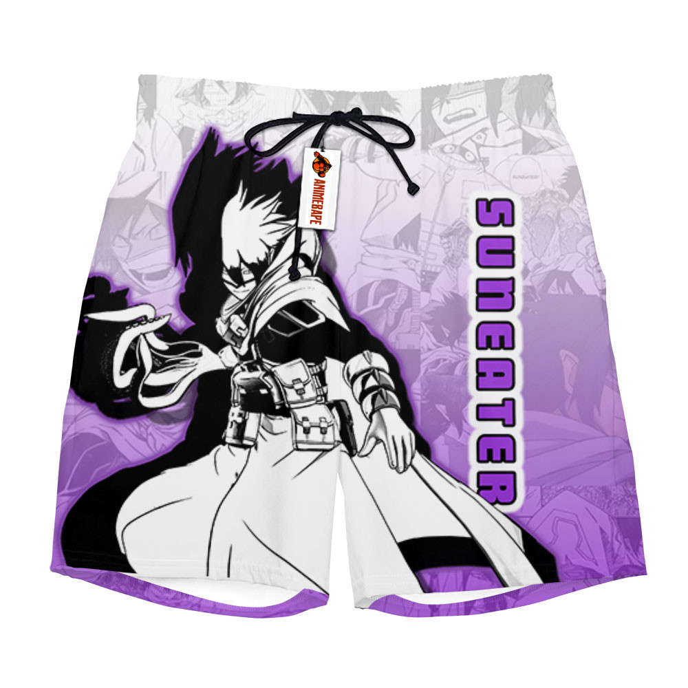 Suneater Board Shorts Pants Manga Style My Hero Academia
