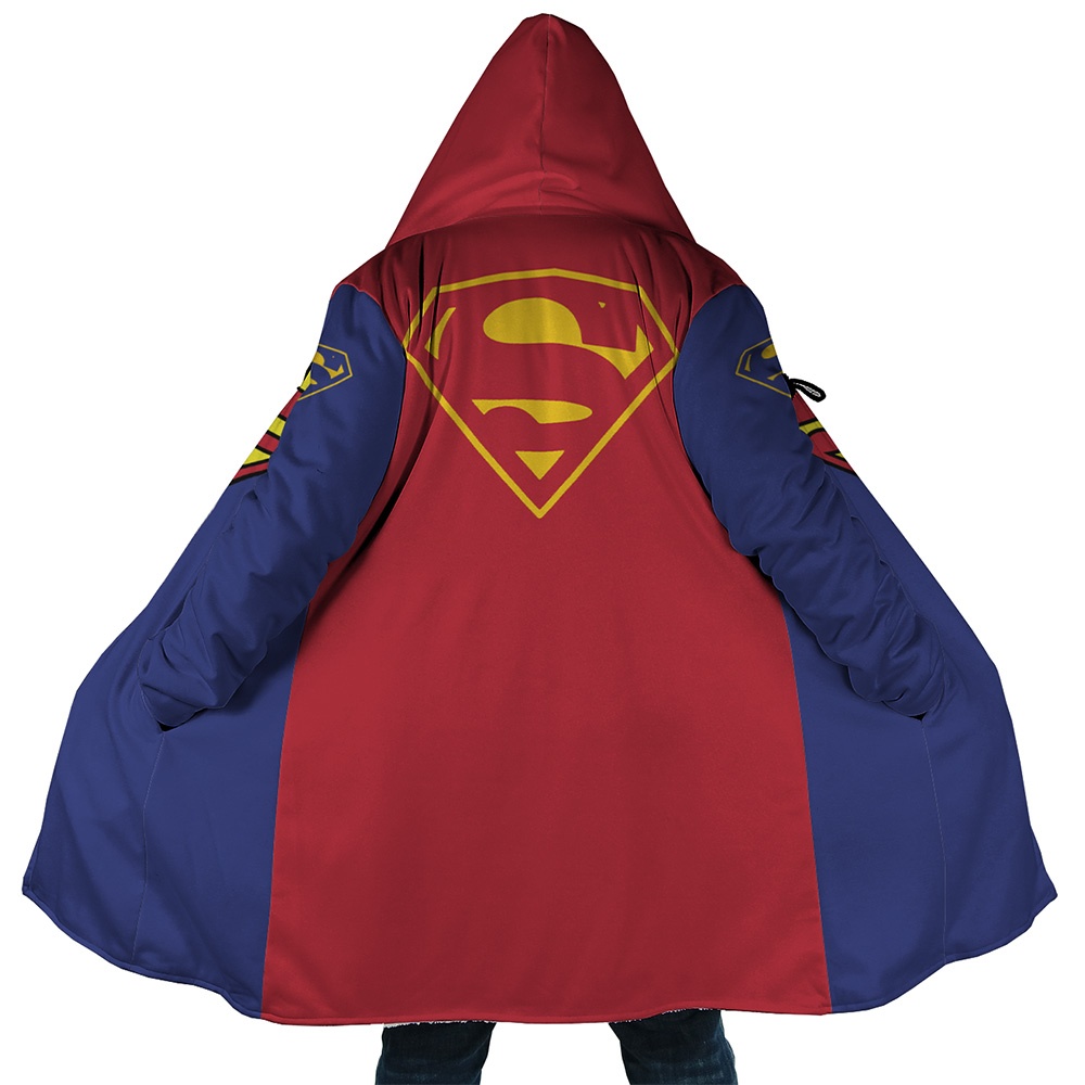 Superman DC Comics Hooded Cloak Coat