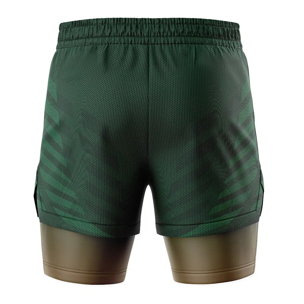 Survey Corps Attack on Titan Compression Workout Training Shorts (2-in-1)