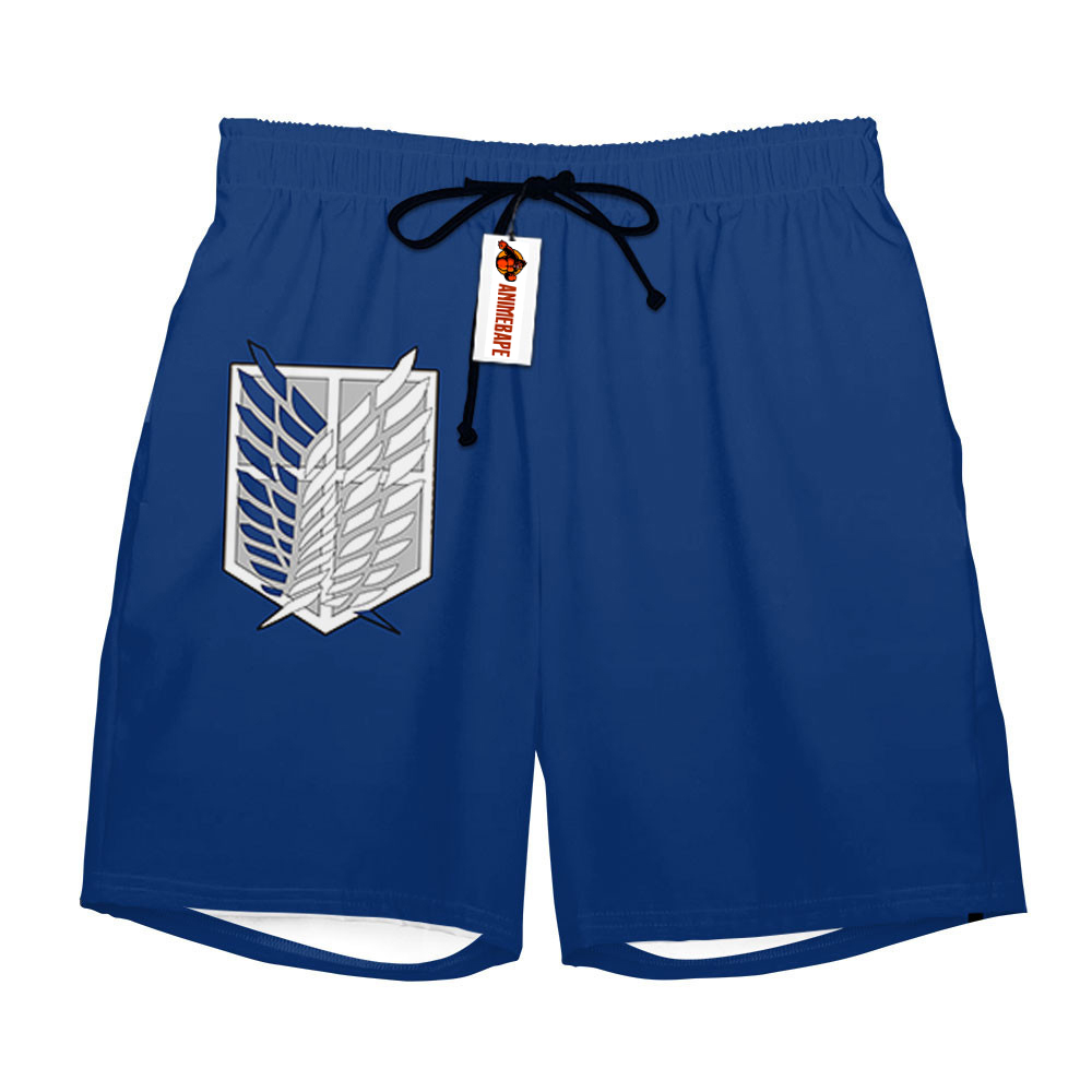 Survey Corps Uniform Board Shorts Custom AOT Style 0302 Attack on Titan