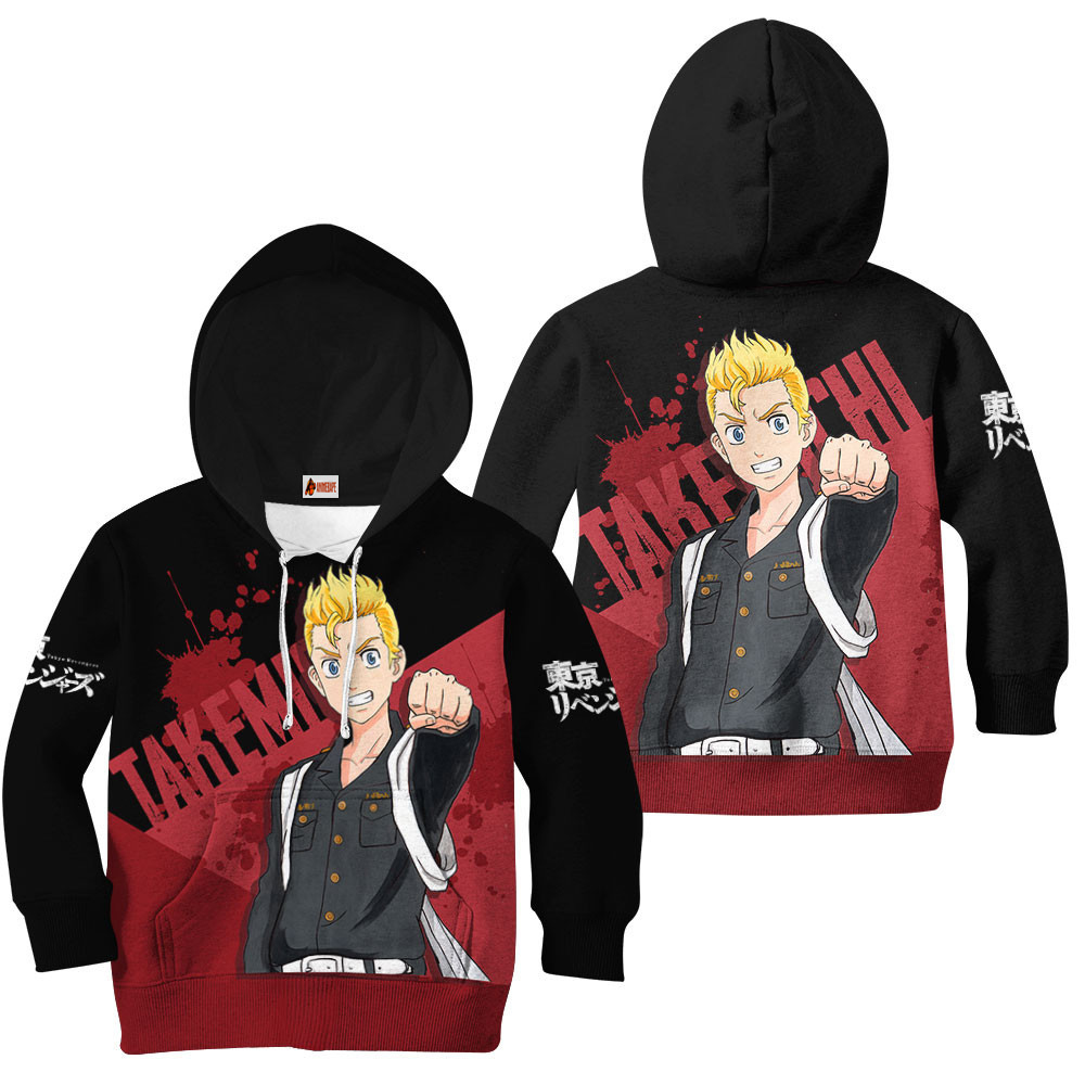 Kids Hoodie Takemichi Hanagaki Tokyo Revengers