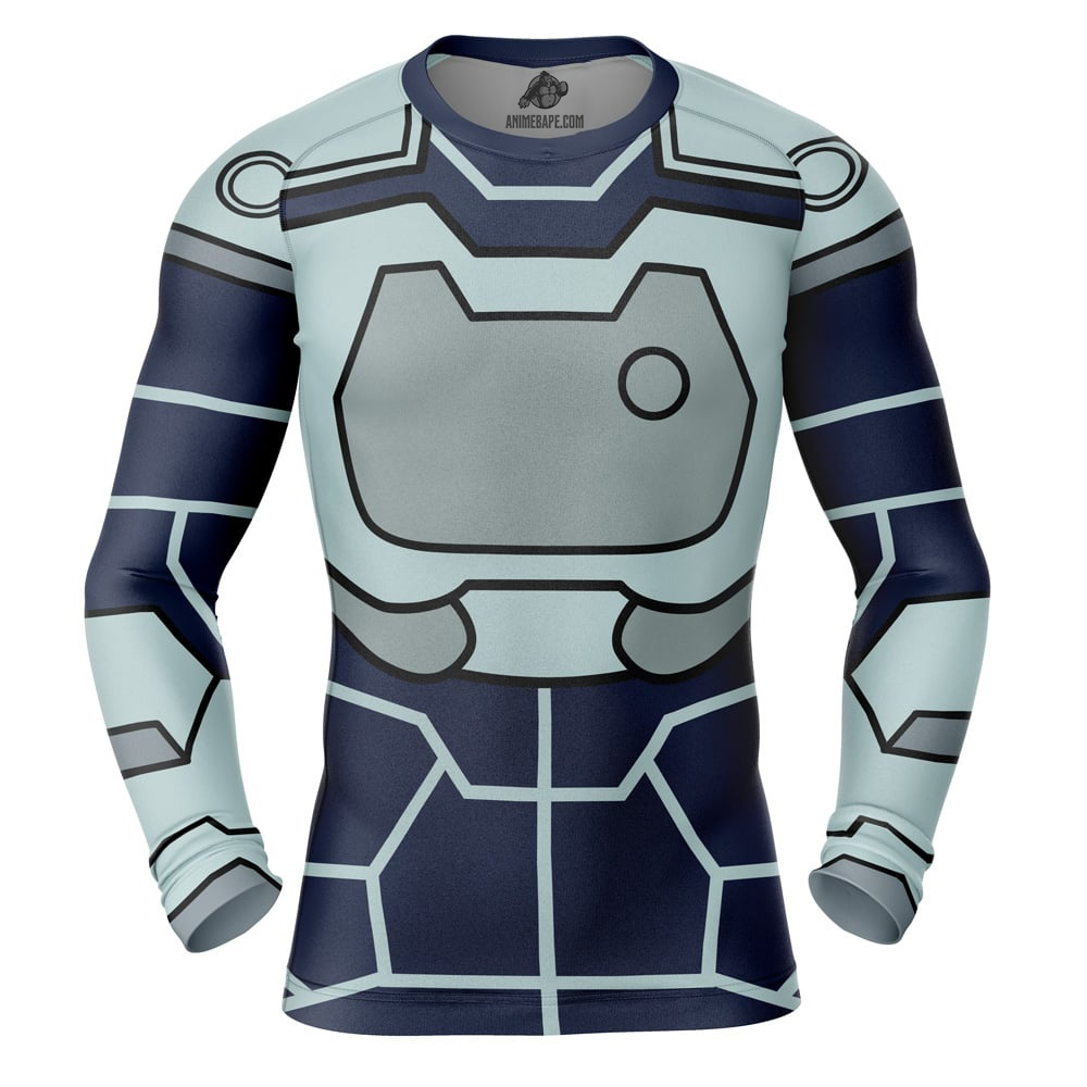 Tech Jacket Invincible Long Sleeve Rash Guard Compression Shirt