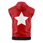 Terry Bogard Fatal Fury Cut Off Sleeveless Workout Hoodie