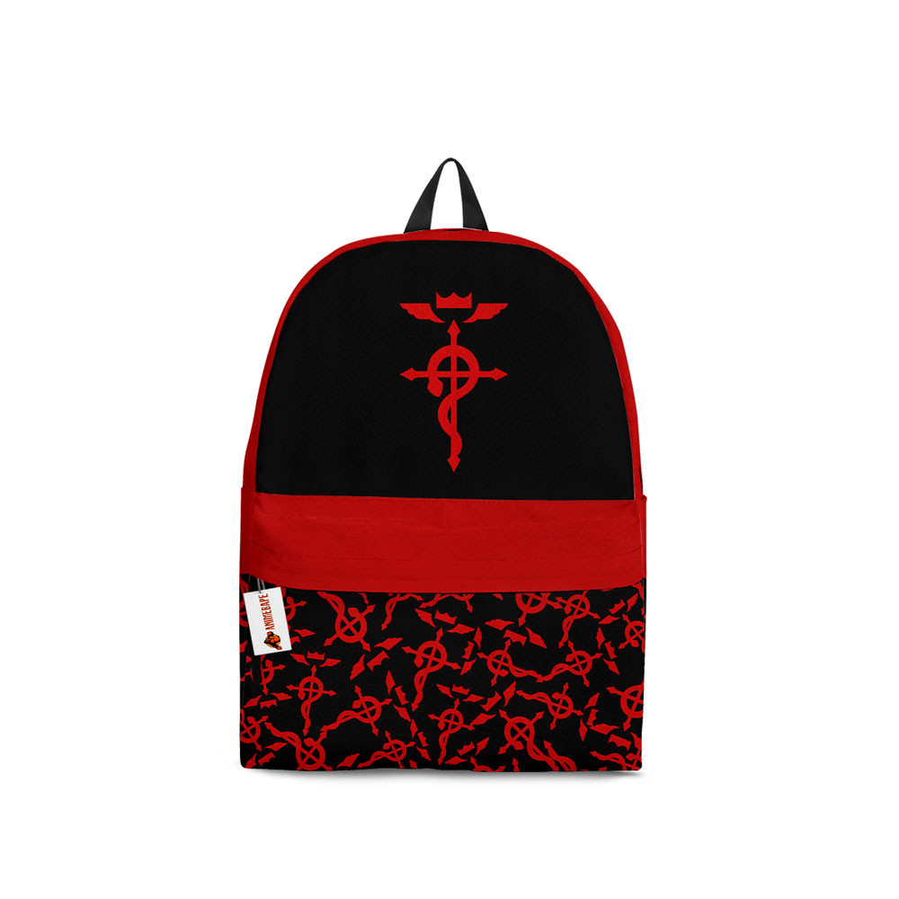 Kids School Backpack the Flamel Symbol Fullmetal Alchemist School Bag
