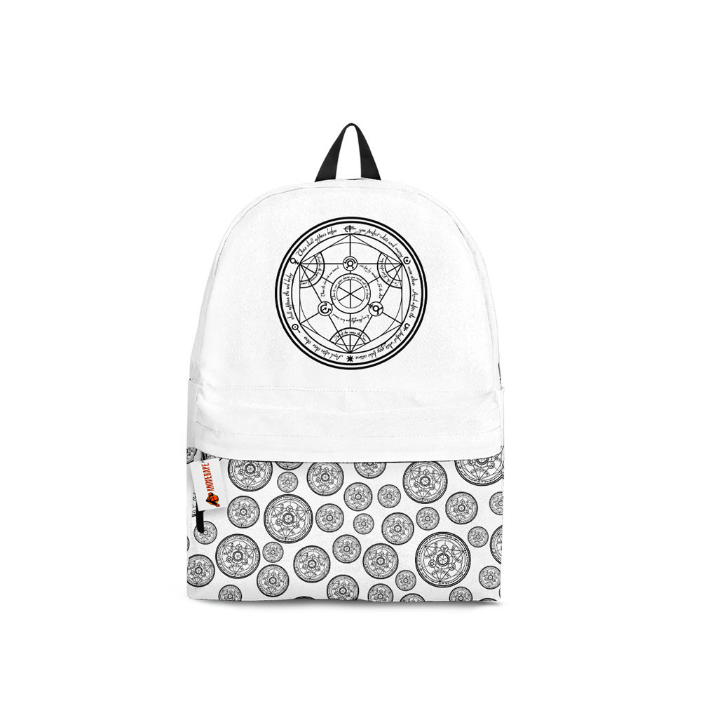 Kids School Backpack Transmutation Circle Symbol School Bag
