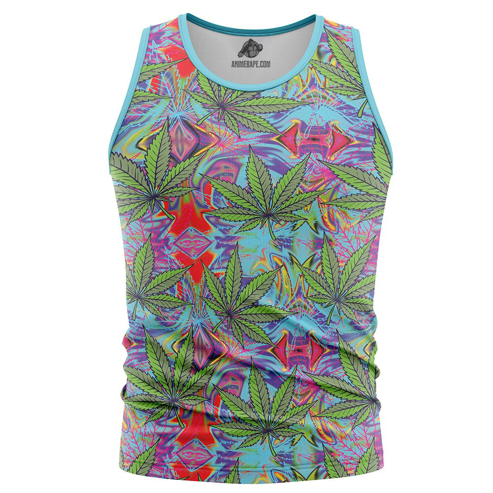Trippy Weed Tank Top