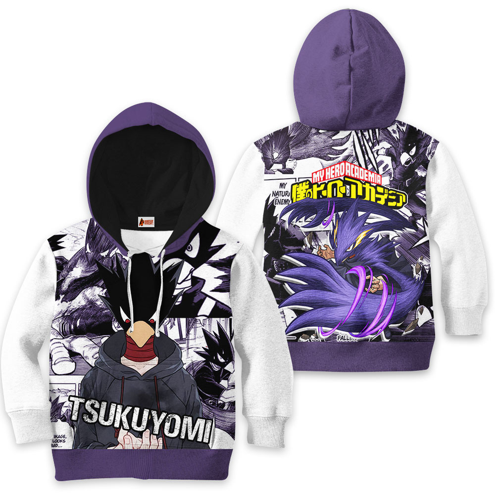 Kids Hoodie Tsukuyomi Manga Mixed Anime My Hero Academy