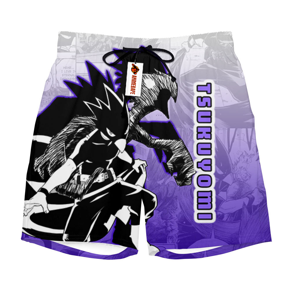Tsukuyomi Board Shorts Pants Manga Style Naruto