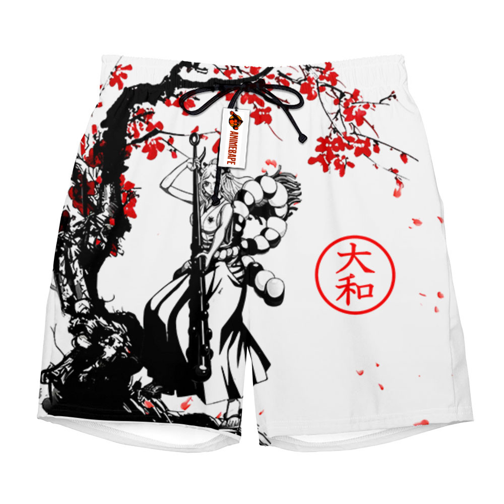 Yamato Board Shorts Pants Japan Cherry Blossom Naruto