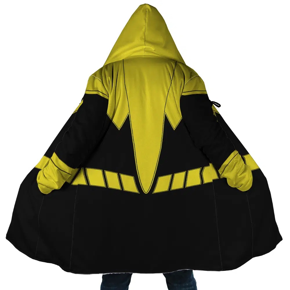 Yellow Lantern DC Comics Hooded Cloak Coat