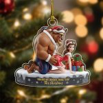 You Are My Favorite Thing To Do This Beauty And The Beast Gift for Couples Custom Name Christmas Acrylic Ornament