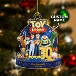 Celebrate 30 Years of Adventure! Toy Story Gift for Fans Custom Name Christmas Acrylic Ornament - Image 2