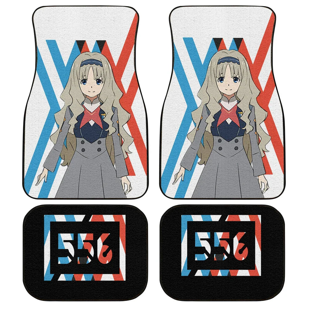 Darling In The Franxx Car Mats Darling In The Franxx Kokoro Code 556 Car Floor Mats Colorful 1 Darling In The Franxx Car Mats Darling In The Franxx Kokoro Code 556 Car Floor Mats