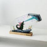 Godzilla Epoxy Lamp
