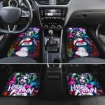 Harley Quinn Car Mats DC Harley Quinn From Suicide Squad Anime Style Car Floor Mats - Image 2