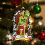 Of All the Weird Things I've Found on the Internet, You're My Favorite Naughty Grinch Gift for Couples Custom Name Christmas Acrylic Ornament