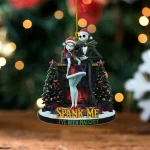 Spank Me, I've Been Naughty The Nightmare Before Custom Name Christmas Acrylic Ornament