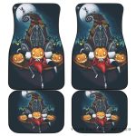 The Nightmare Before Christmas Car Mats Nightmare Jack On The Hill Graveyard Car Floor Mats