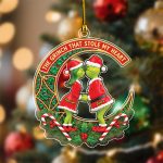 The Grinch That Stole My Heart Grimch Couple Custom Name Christmas Acrylic Ornament