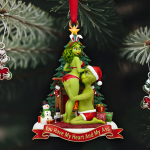 You Have My Heart And My Ass Grinch for Couples Custom Name Christmas Acrylic Ornament