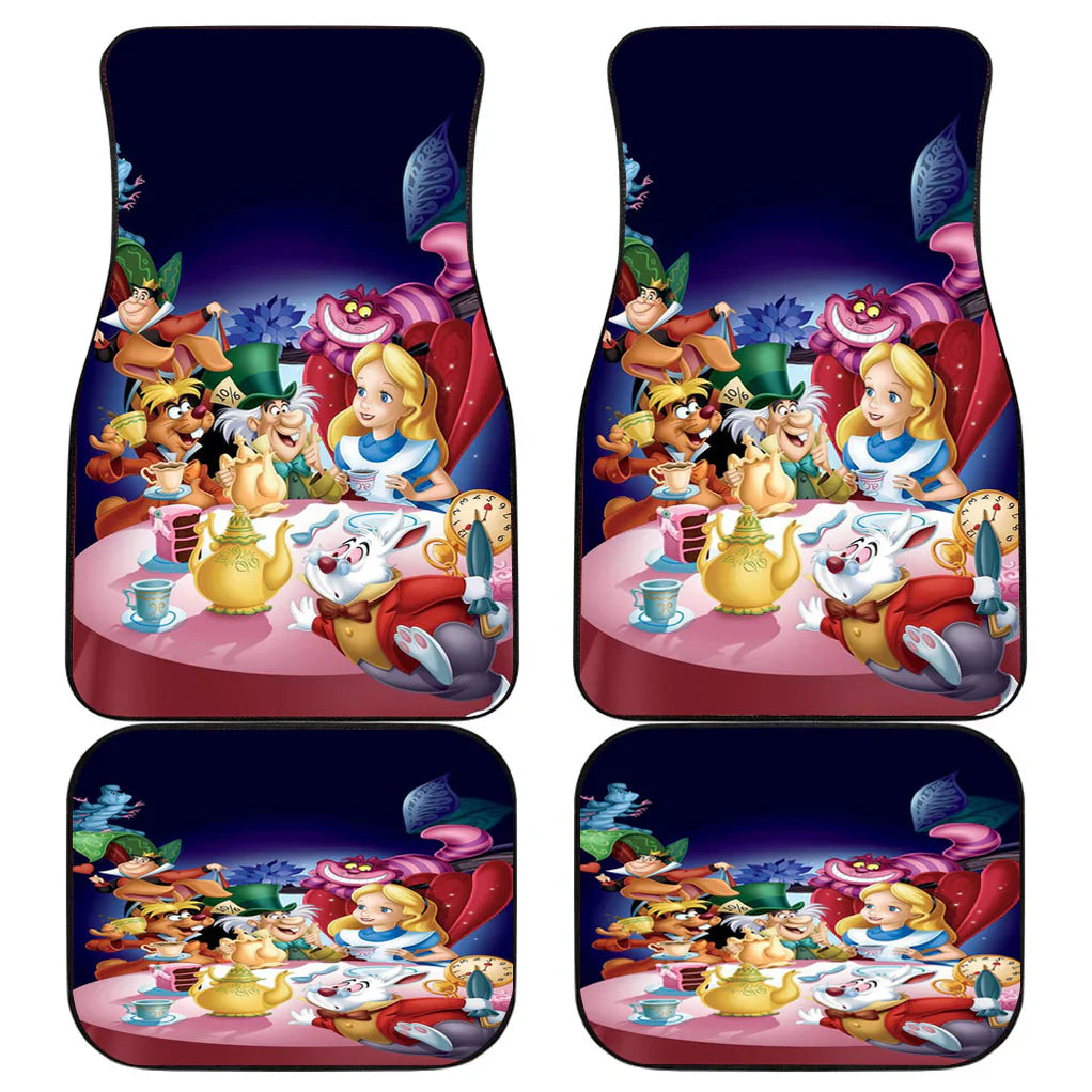 Alice In Wonderland Car Mats Alice In Wonderland Tea Party Car Floor Mats