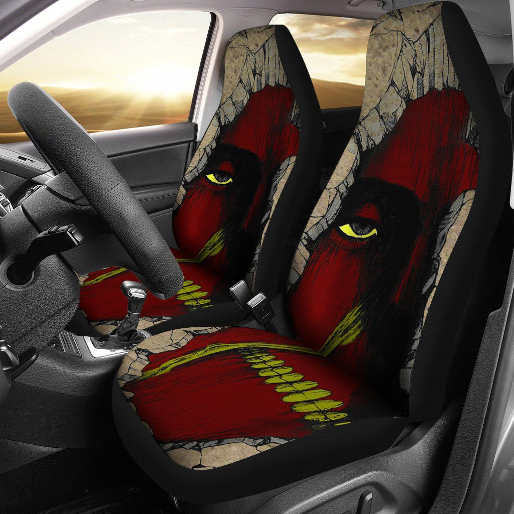 Attack On Titan Car Seat Covers Titan Face Under The Wall Seat Covers