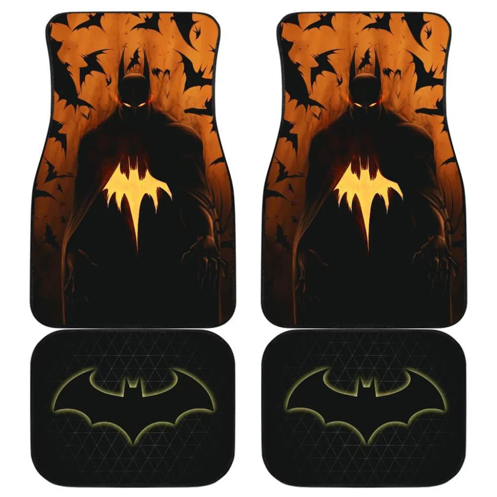 Batman Car Mats DC Batman Demon Knight Silhouette Car Floor Mats