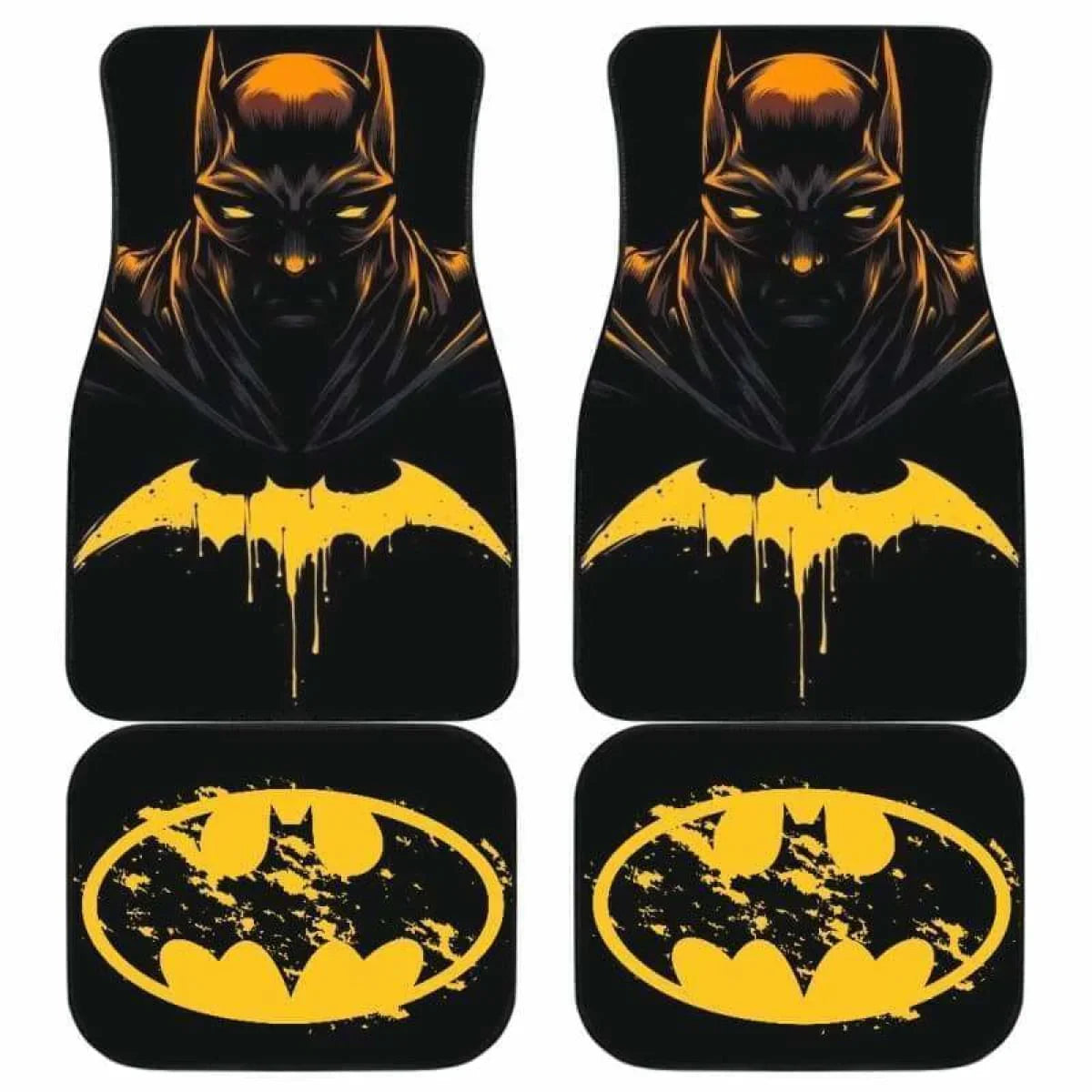 Batman Car Mats DC Batman Symbol Pattern Car Floor Mats