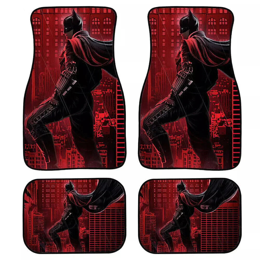 Batman Car Mats DC Batman Hero In The City Car Floor Mats