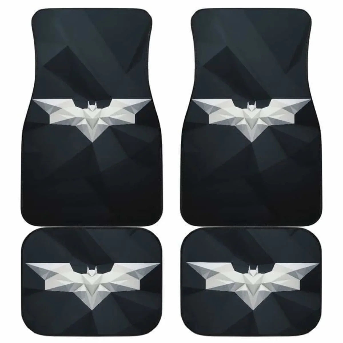 Batman Car Mats DC Batman Symbol Geometric Style Car Floor Mats