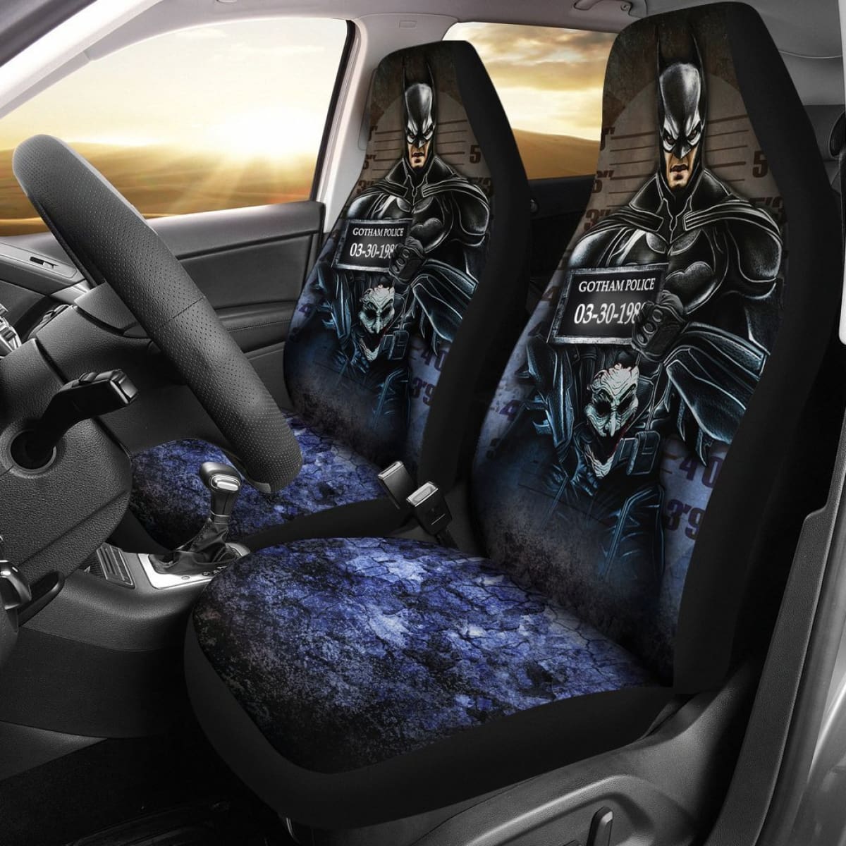 Batman Car Seat Covers Batman Gotham Police DC Comic Seat Covers