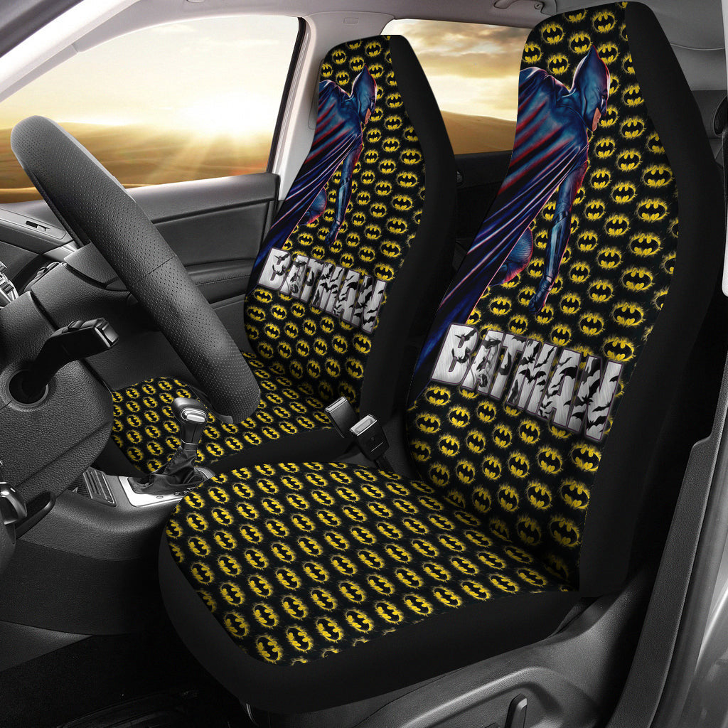 Batman Car Seat Covers DC The Batman Hanging The Symbol Pattern Seat Covers