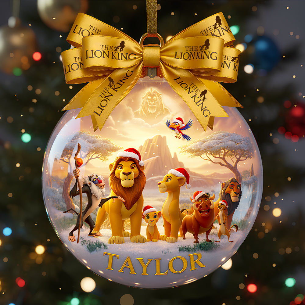 Personalized The Lion King Gift for Movie Fans Custom Name Christmas Acrylic Ornament