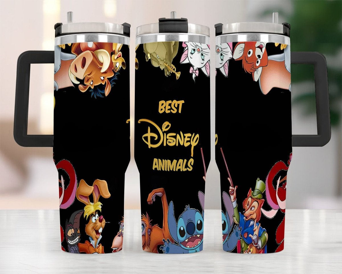 Best Disney Animals Large Tumbler