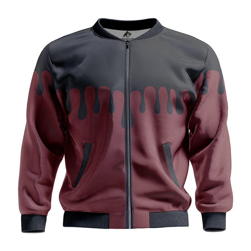 Doma V2 Demon Slayer  Cozy Quilt Bomber Jacket