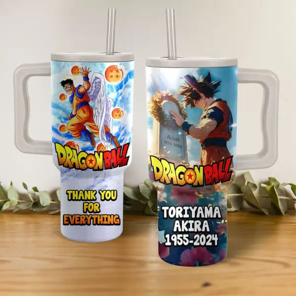 Dragon Ball Thank You For Everything Toriyama Akira Large Tumbler