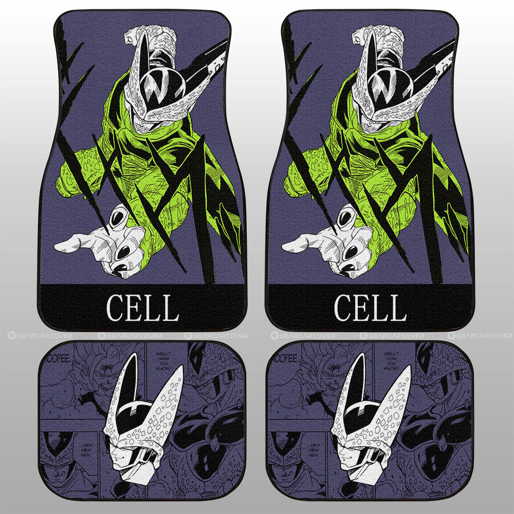 Dragon Ball Car Mats Cell Car Floor Mats Manga Style Car Floor Mats