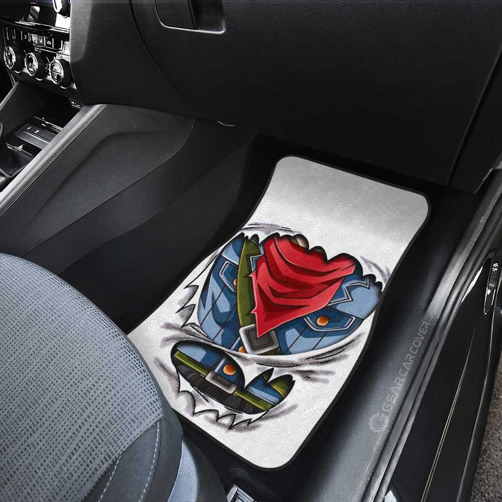 Dragon Ball Car Mats Trunks Uniform Car Floor Mats Dragon Ball Car Floor Mats