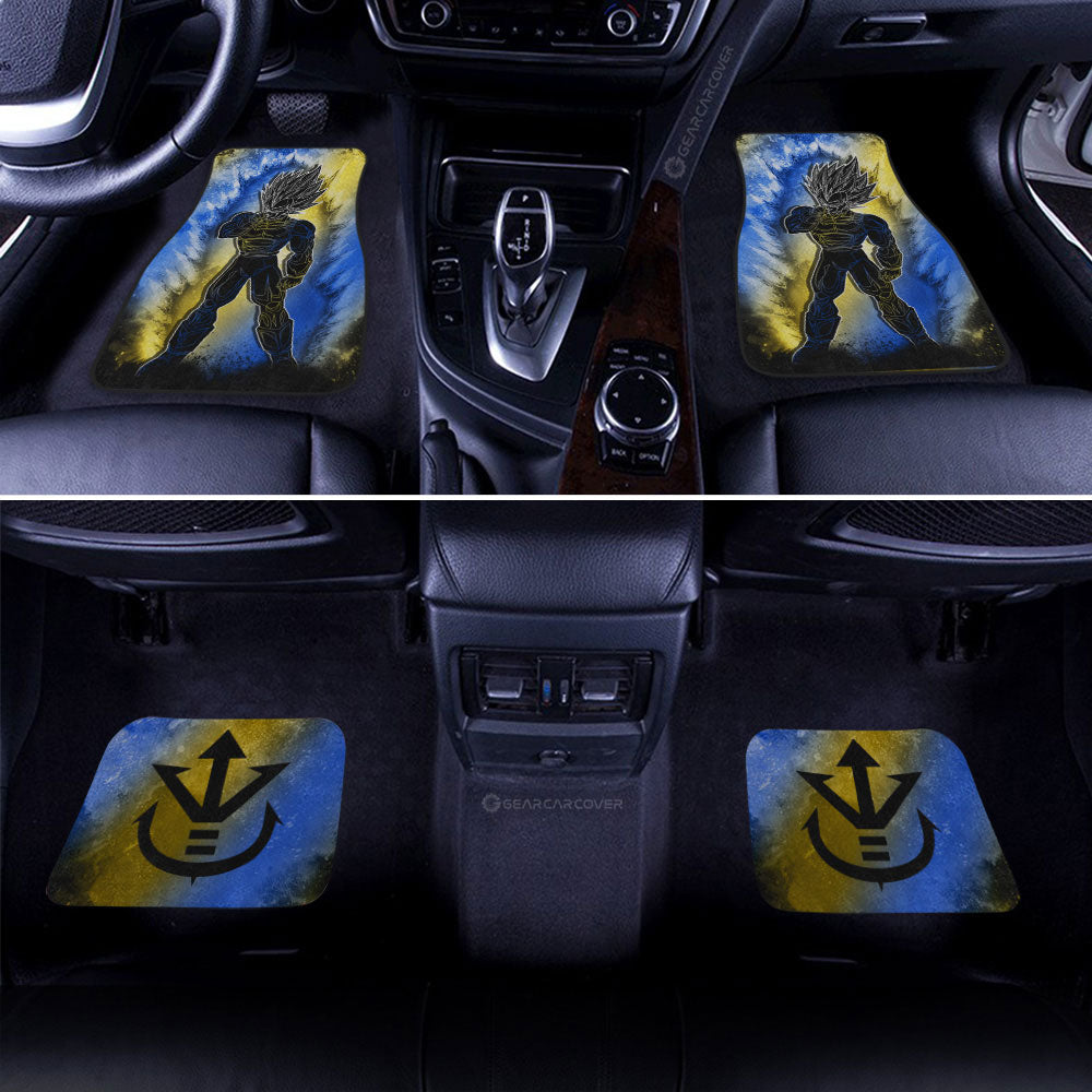 Dragon Ball Car Mats Vegeta Super Saiyan Car Floor Mats Anime Car Floor Mats