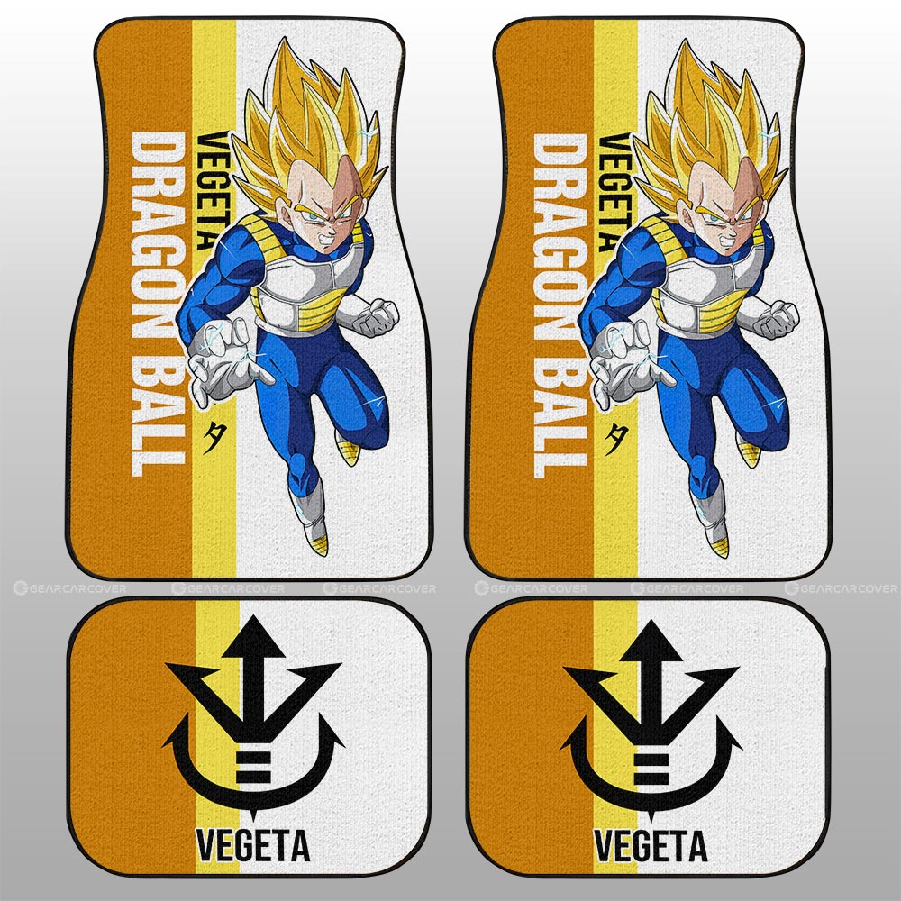 Dragon Ball Car Mats Vegeta Super Saiyan Car Floor Mats Car For Fans Car Floor Mats