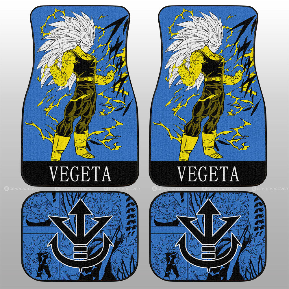 Dragon Ball Car Mats Vegeta Super Saiyan Car Floor Mats Dragon Ball Anime Manga Style Car Floor Mats