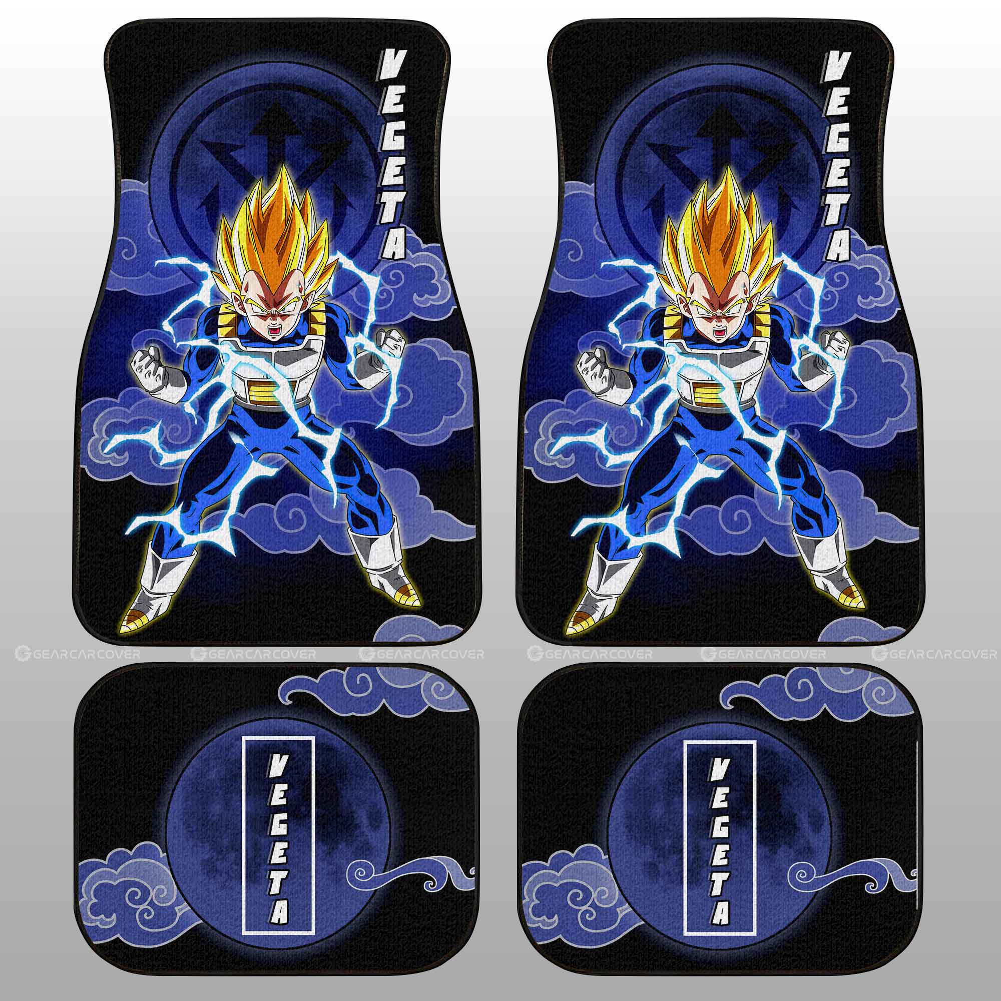 Dragon Ball Car Mats Vegeta Super Saiyan Car Floor Mats Dragon Ball Car Floor Mats