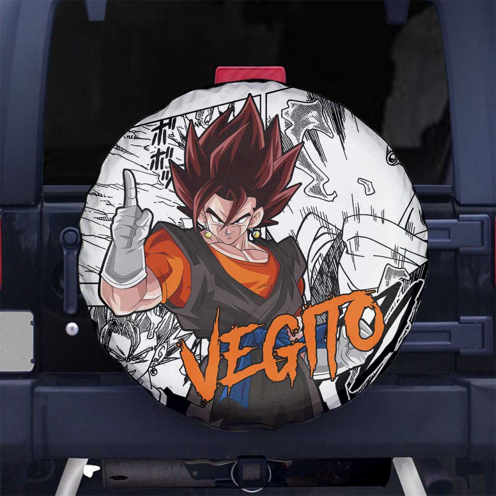 Dragon Ball Spare Tire Cover Dragon Ball Vegito Manga Pattern Tire Covers