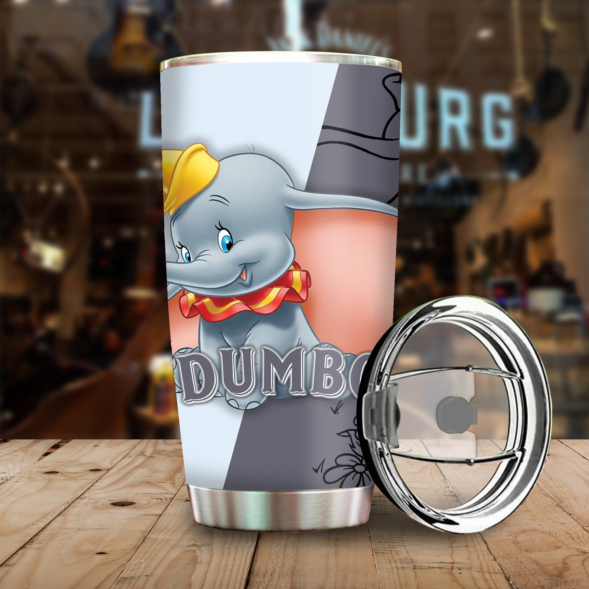 Dumbo Dumbo Adorable Big Ears Elephant Cute High Quality Disney 20 oz Tumbler